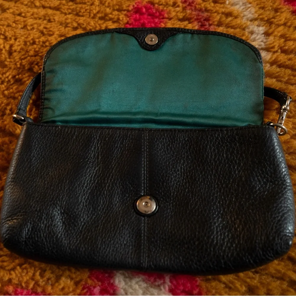 Vintage coach park large flap wristlet bag